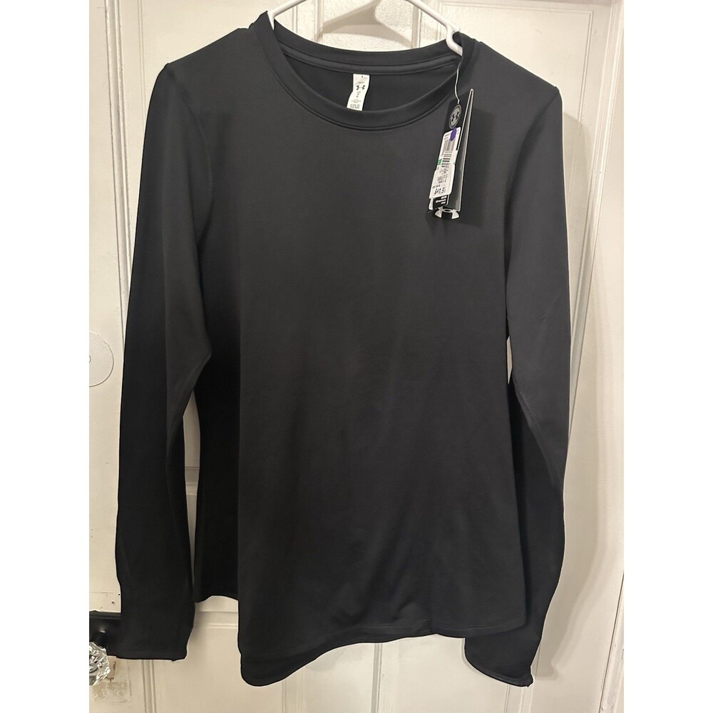Under Armour Shirt Pullover Base 2.0 Layer Top Womens Size Large Black Coldgear
